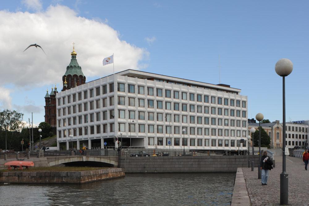 Die Finlandia-Halle, die als Kongress- und Konzertsaal konzipiert wurde, ist eines der letzten Gebäude, die das Büro von Aalto entwarf. Foto: Rune Snellman, Alvar-Aalto-Stiftung.