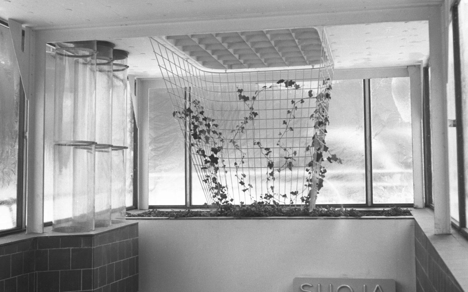 Erottajan väestönsuojan sisäänkäynti 1950-1951 kuva Alvar Aalto säätiö