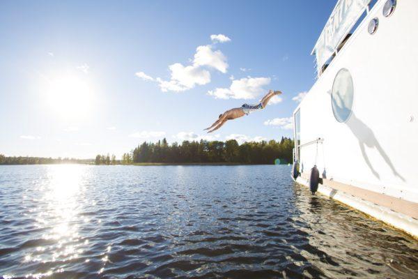 Joys of a House Boat trip at Jyväskylä, photo Tomi Tuuliranta