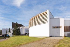 Library and Theatre at The Aalto Centre in Seinäjoki. Photo: Visit Seinäjoki, Katja Lösönen.