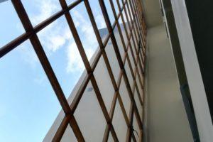 Turun news office builging window