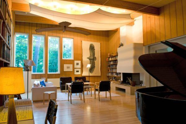 Villa Kokkonen was designed for the music. Photo: Mestart Ltd.