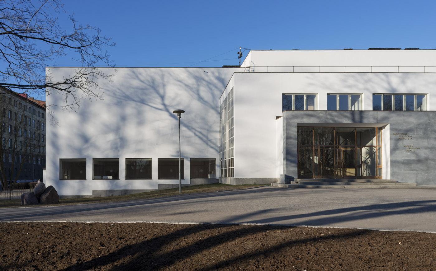 Vyborg library main entrance
